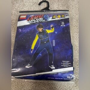 NIB The Lego Movie 2 Rex Dangervest Jumpsuit Gloves Belt Halloween Costume M 7-8